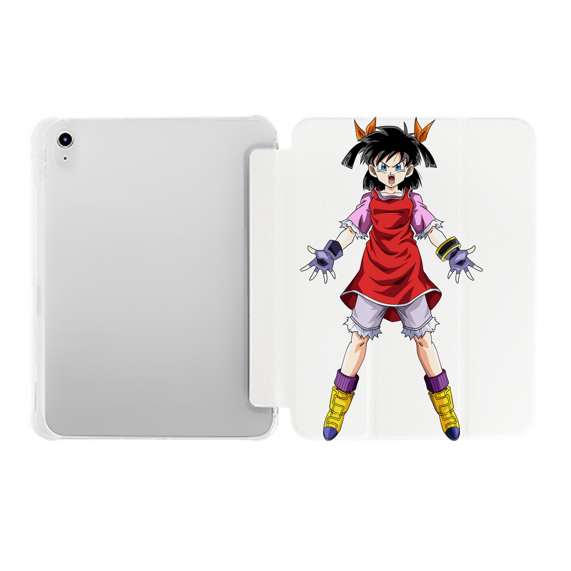 （画像用） ドラゴンボール パン DRAGON BALL Pan IPad ケース ペン収納付き 三つ折りスタンド PUレザー×シリコン 対応機種9.5/10.5/10.9インチ